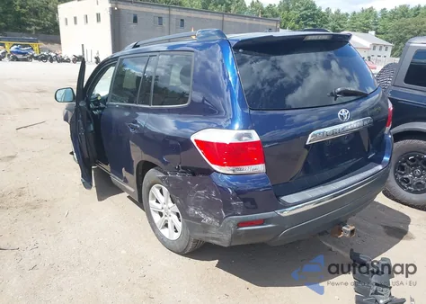 2012 Toyota Highlander Se V6 from USA, damaged, VIN 5TDBK3EH6CS104416